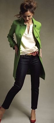 love this whole outfit Jackets, Inspiration, Casual Chic, Bohol, Winter Fashion, Boho, Green Coat