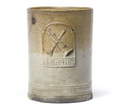 A London brown stoneware tavern mug, circa 1720-50 Metal, Stoneware, Antique Collection, London Brown