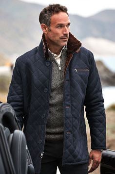 Winter Outfits, Mens Winter Coat, Mens Coats, Sheepskin Coat, Mens Fall, Men Winter