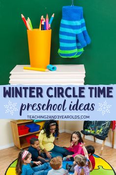Looking for the best preschool winter circle time activities? This collection includes songs, stories and learning ideas that will keep preschoolers engaged during your winter theme! #winter #circletime #stories #songs #fingerplays #activities #classroom #teacher #preschool #age3 #age4 #teaching2and3yearolds Pre K, Winter Activities For Kids, Preschool Circle Time Activities, Preschool Prep, Preschool Learning Activities, Toddler Learning