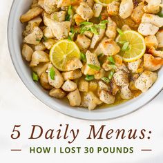 Menus for Weight Loss Weight Loss Dinner, Healthy Options, Healthy Diet