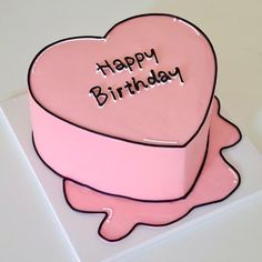 Fondant, Cute Birthday Cakes, Cake Designs Birthday, Birthday Cake For Boyfriend, Simple Birthday Cake