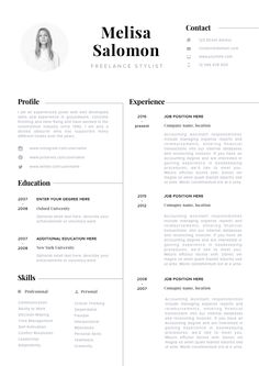 a professional resume with no work experience on the front and back cover, it is white