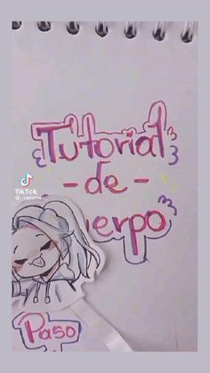 a drawing of a girl with headphones on and the words'tutirid de - pepo'written in spanish