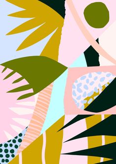 ‘Untitled’ by Tom Abbiss Smith #abstract #art #contemporary #collage #surface #pattern #design Abstract Art, Art And Illustration, Abstract Poster, Abstract Artwork