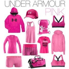Under Armour, Under Armour Women, Nike Under Armour, Pink Workout Gear