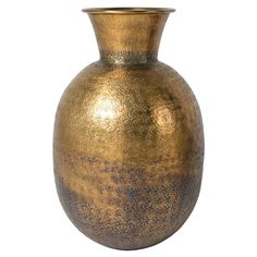 Decorative vase with an antique brass finish. #bohovases #brassvase Vases Décoratifs, Antique Brass, Vases Decor, Vase, Armoire De Cuisine, Vases, Ligne Roset