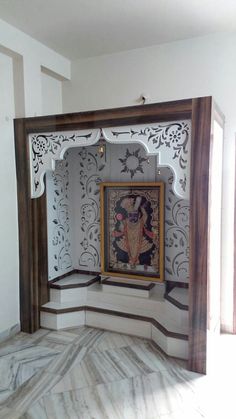 House Design, Pooja Room Door Design, Ceiling Design, Pooja Room Design, Temple Room, Temple Design For Home, Mandir Design, Room Partition Designs