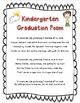 an information card for children's graduation form