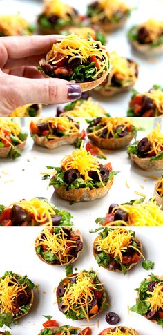 Mini Taco Salads Clean Eating Snacks, Restaurants, Appetizer Snacks