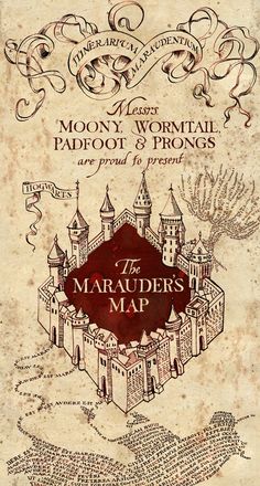 the nerdruds map from harry potter