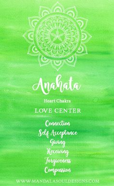 Heart Chakra - Anahata || Mandala Soul Designs