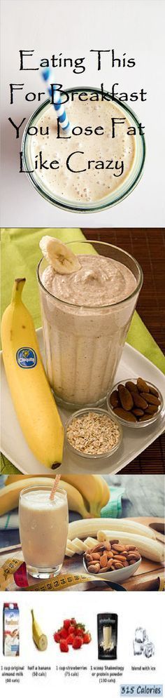 3 Tasty Smoothies That Will Burn Your Belly Fat Like Crazy Healthy Eating, Protein, Nutrition, Diet Recipes, Fat Burning Foods, Weight Loss Shakes, Weight Loss Smoothies