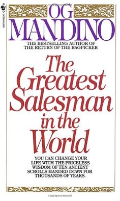 The Greatest Salesman in the World by Og Mandino - EbookNetworking.net Dale Carnegie, Book Lists, Book Worth Reading, Book Search, Book Addict, Business Books, Worth Reading, Books To Read, Self Help Books