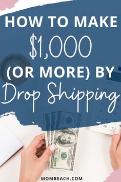 Dropshipping With Shopify 2021: Learn how you can make $1k or more by dropshipping today! Dropshipping is a great way to make more money and pay off debt. #moneytips #makemoneyfromhome #sidehustles #dropshipping #dropship Cash From Home, Earn Extra Money, Make Money From Home, Earn Money Online, Extra Money, Ways To Earn Money, Make Money Online, Earn Money, Way To Make Money