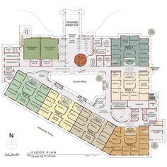 Layout, Community Hospital, Health Center, Site Layout Plan