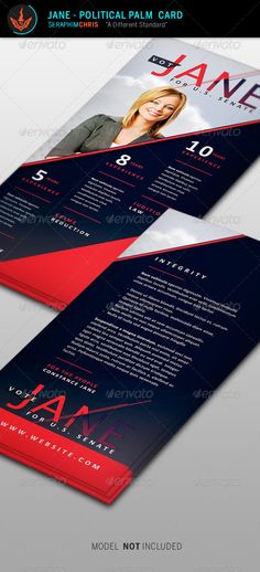 an image of a red and blue business brochure with the words save on it