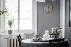 A calming swedish home in shades of grey Apartment Living, Windows, Interiors, Scandinavian Home