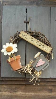 Spring Crafts, Wreaths, Autumn Crafts, Decoration, Décor Crafts, Grapevine Wreath