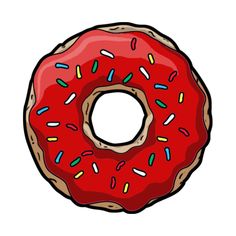 Disney, Doodle Art, Instagram, Art, Donut Cartoon, Stickers