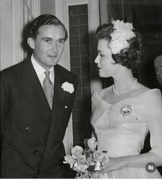The 10th Duke of Rutland and his bride Frances Helen Sweeny (1958) Ballet, Classic, Countess, Royal Family, Britain, Jones