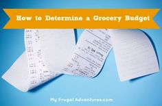 Easy tips to determine a grocery budget and stick to it!  You could save a lot of money this year! Diy, Debt Free, Budgeting Tips, Ideas, Dave Ramsey, Grocery Budgeting, Budget Saving, Budgeting Finances