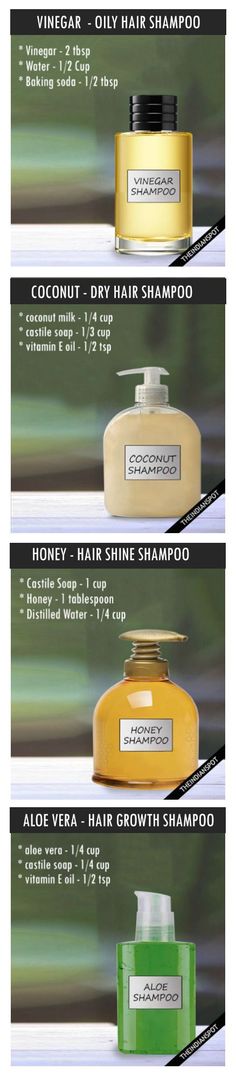 DIY ALL NATURAL SHAMPOO RECIPE FOR EVERY HAIR TYPE Dry Shampoo Hairstyles, Hair Growth Shampoo, Hair Shampoo, Oily Hair Shampoo, Natural Shampoo Recipes