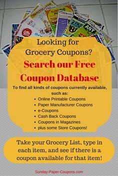 Ideas, Free Coupons By Mail, Coupon Hacks, Grocery Coupons, Free Coupons Online, Grocery Coupons Free, Coupon Inserts