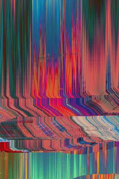 an abstract background with multicolored lines and colors that appear to have been distorted