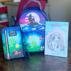 Disney Inspired, Disney, Disney Purse, Disney Bag, Disney Little Mermaids, Disney Backpacks, Disney Handbags, Cute Disney, Disney Addict