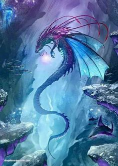 Sea Dragon, Eastern Dragon, Mythological Creatures, Fantasy Dragon
