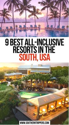 9 Best All-Inclusive Resorts In The South USA Best All Inclusive Resorts, All Inclusive Resorts, All Inclusive Beach Resorts, Inclusive Resorts, Best Resorts, Vacation Spots, Vacation Usa, Vacations In The Us, Vacation Locations