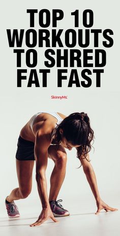 Blast your fat away with these Top 10 Workouts to Shred Fat Fast #fatblasters #weightloss #skinnyms Cardio, Shred Fat, How To Lose Weight Fast, Lose Body Fat, Ways To Lose Weight