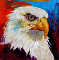 Bull Painting, Eagle Painting, Bird Watercolor Paintings, Eagle Art, Aguilas, Acrylic Painting For Beginners, Bird Artwork, Indigenous Art