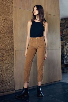 Autumn Outfits, Summer Work Outfits, Corduroy Pants