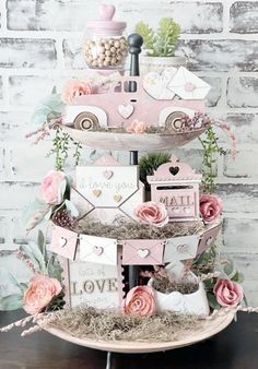 Valentine's Day, Valentino, Decoration, Décor, Pink, Dekoration, Valentines, Decor, Navidad