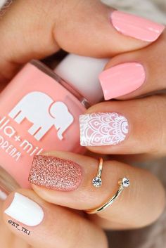 Perfect Pink Nails You’ll Want to Copy Immediately ★ See more: http://glaminati.com/perfect-pink-nails/