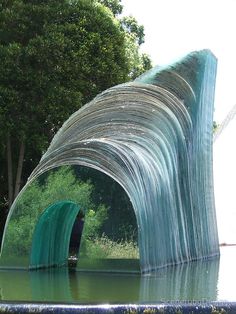 Glass Sculpture by ScenerybyDesign Land Art, Outdoor, Installation Art, Broken Glass Art