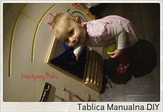 kreatywnyMaks: Moje maluszki testują naszą "Tablicę Manualną DIY"... Diy, Décor, Birthday, Babe, Toddler, Toddler Bed, Decor, Birthday Candles