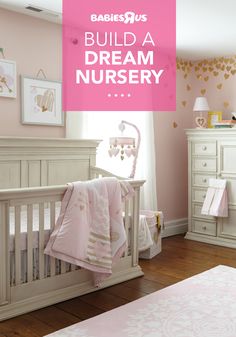 Dream #nursery goals? Build the room one great idea at a time, starting with the perfect crib that’s just your style (this one’s from Baby Caché’s Vienna collection), then add a dresser (maybe two), and finally, a bedding set and décor to pull it all together! #babybedding Best Baby Cribs, Baby Crib Sets, Baby Crib Mattress, Toddler Bedroom Sets, Crib Toddler Bed