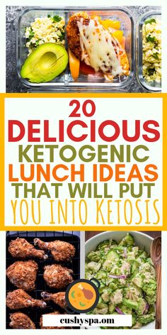 Looking for keto lunch recipes that would be great for meal prep for work? Here are 20 delicious low carb recipes that are great for weight loss and staying in ketosis. #keto #ketodiet #ketogenicdiet Meal Prep For Work, Cena Keto, Delicious Low Carb Recipes, Keto Lunch Ideas, Low Carb Vegetables, Diet Snacks