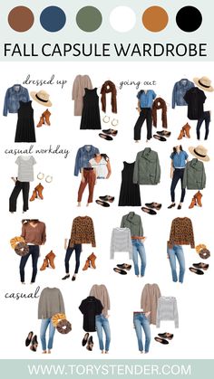 Capsule Wardrobe, Fall Capsule Wardrobe, Fall Winter Outfits, Capsule Wardrobe Casual, Capsule Wardrobe Outfits