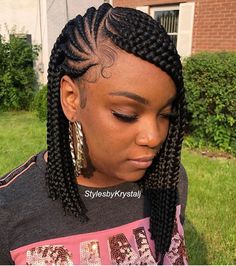 Two Cornrow Braids, Braided Hairstyles For Black Women, Cornrows Braids
