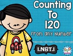 Here's a set of math tasks and exit tickets on counting to 120 from any number. Counting To 120, Math Fluency, First Grade Lessons, Math Place Value, Base Ten, Math Counting, Exit Tickets