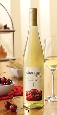 Cherry on Top : Best wine ever! Try it! Sweet White Wine, White Wine, Cherry, Sweet Wine, Favorite Wine, Wine And Dine, Wine Parties, Wine Down