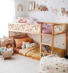 Ikea, Ikea Bunk Bed, Shared Kids Room, Shared Bedroom, Shared Room, Kids Shared Bedroom, Ikea Kura Bed, Shared Girls Bedroom