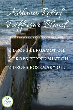 This diffuser blend for asthma relief does wonders! Give it a try and avoid the… Essential Oils Health, Essential Oils For Asthma, Best Essential Oils