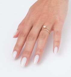 Is the Pearl Illusion Ring one piece or two? Does it matter when it's this simple and pretty? Pearls, Pearl, Mother Pearl