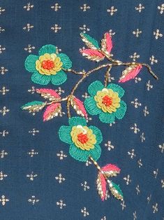 Crochet, Crafts, Embroidered Kurti, Hand Work Embroidery, Handwork Embroidery Design, Embroidered