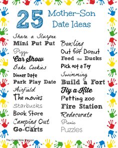 25 Creative Mother Son Date Night Ideas – The CentsAble Shoppin Summer, Parents, Play, Parenting Tips, Ideas, Family Fun Night, Kid Dates, Family Night, Kids Parenting